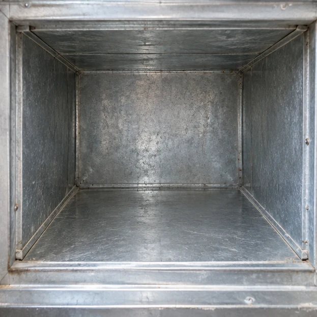 Illustrative after view of the same component for hvac-system-cleaning